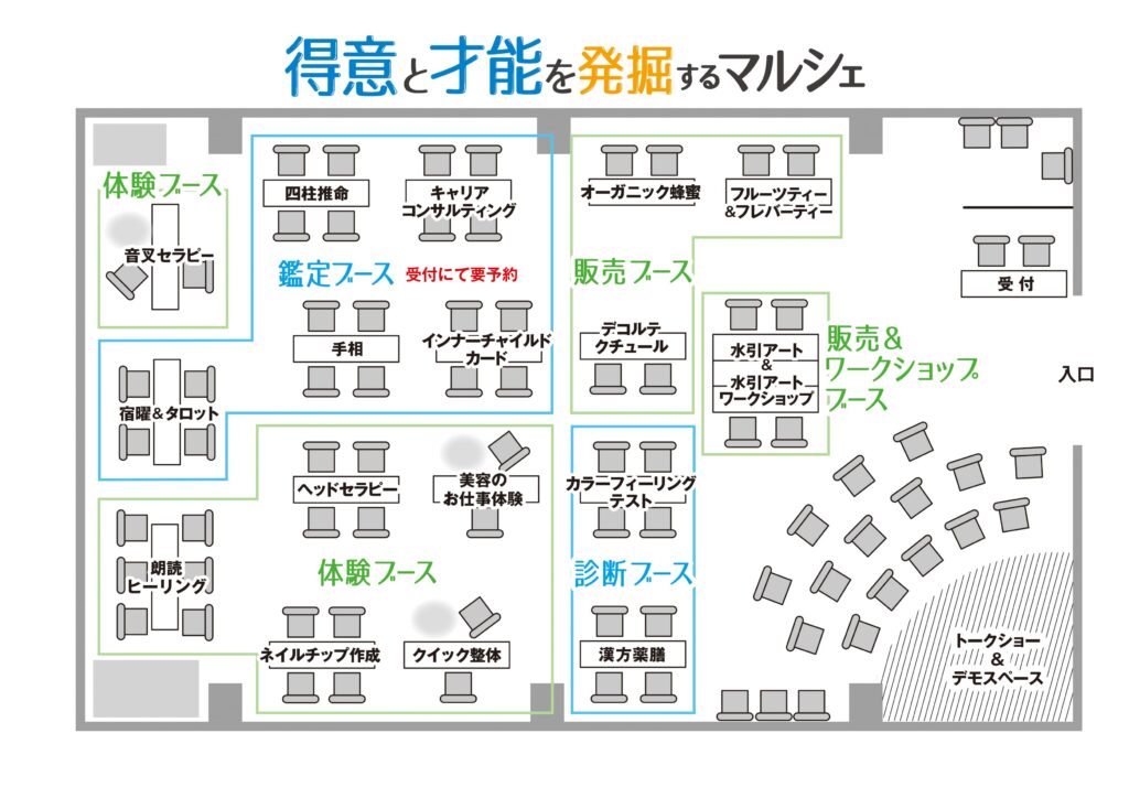 第5回マルシェブースレイアウト